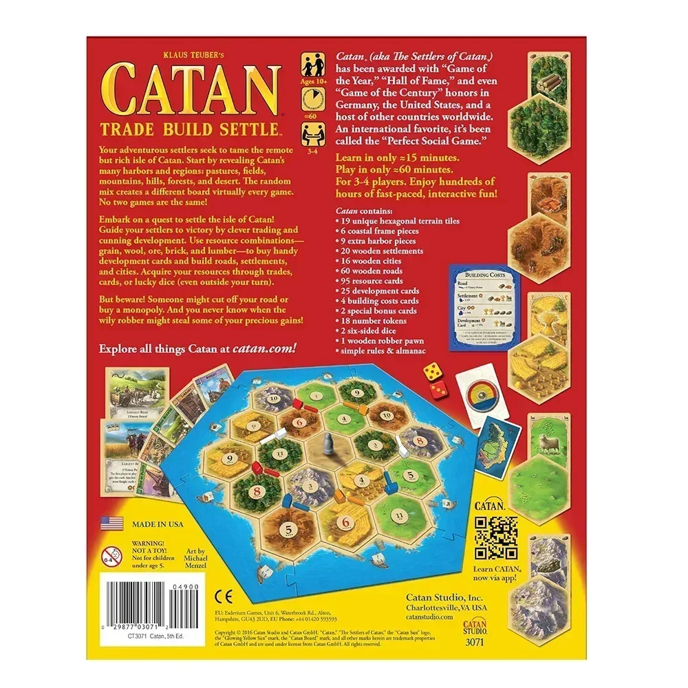Catan Board Game Puzzle Leisur - огляд і ціна Board Game Catan