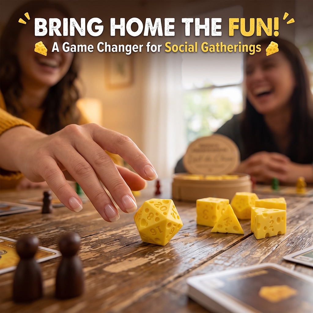 Creative Irregular Cheese Shap - огляд і ціна Board Game Live