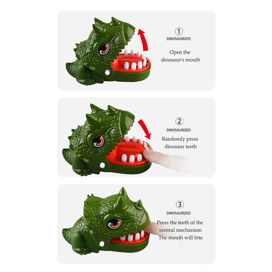 Dinosaur Teeth Biting Finger T - огляд і ціна Board Game Live