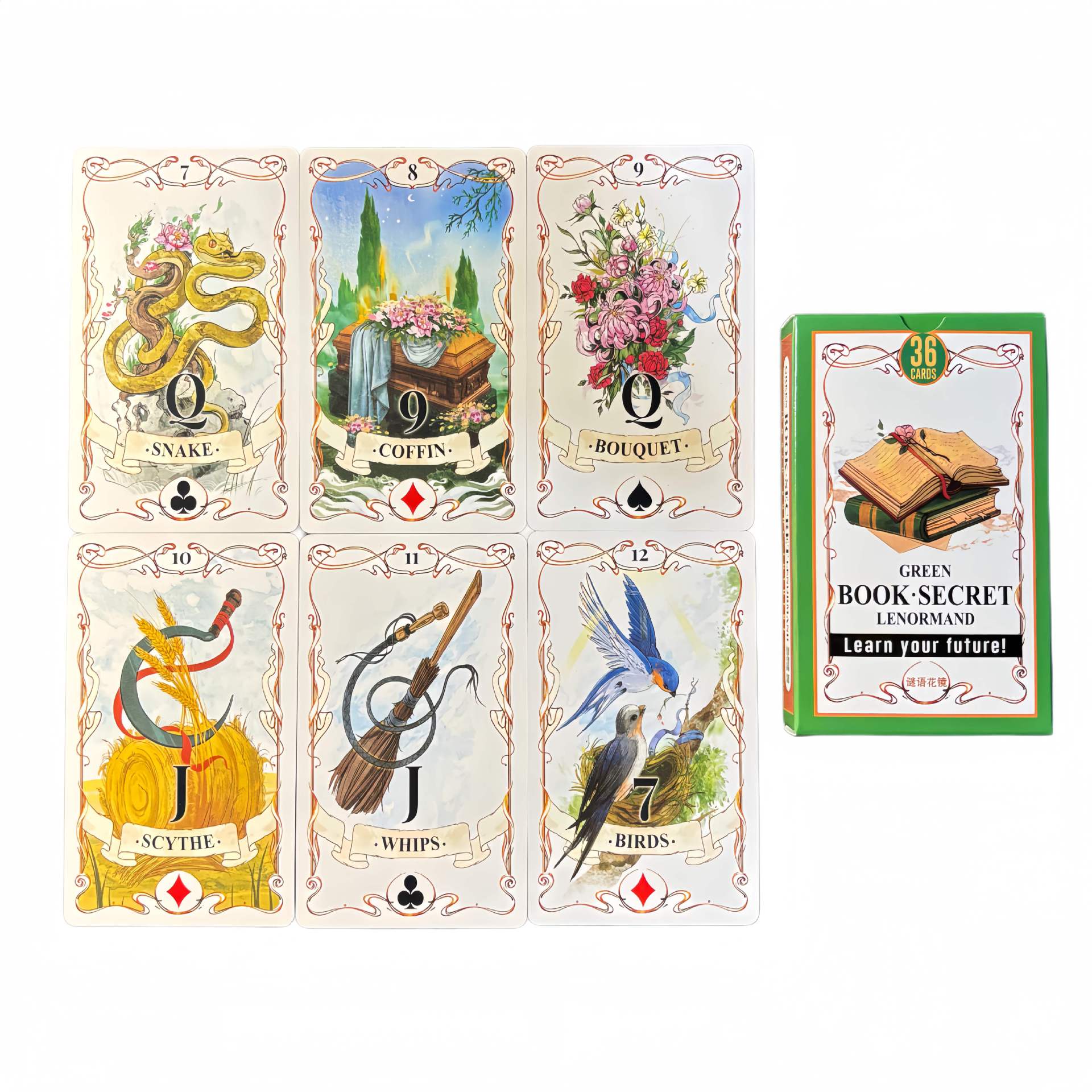 Green Book Secret Lenormand Or - огляд і ціна Board Game Of Life
